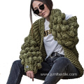 Popular V Neck Solid Knit Women's Sweater